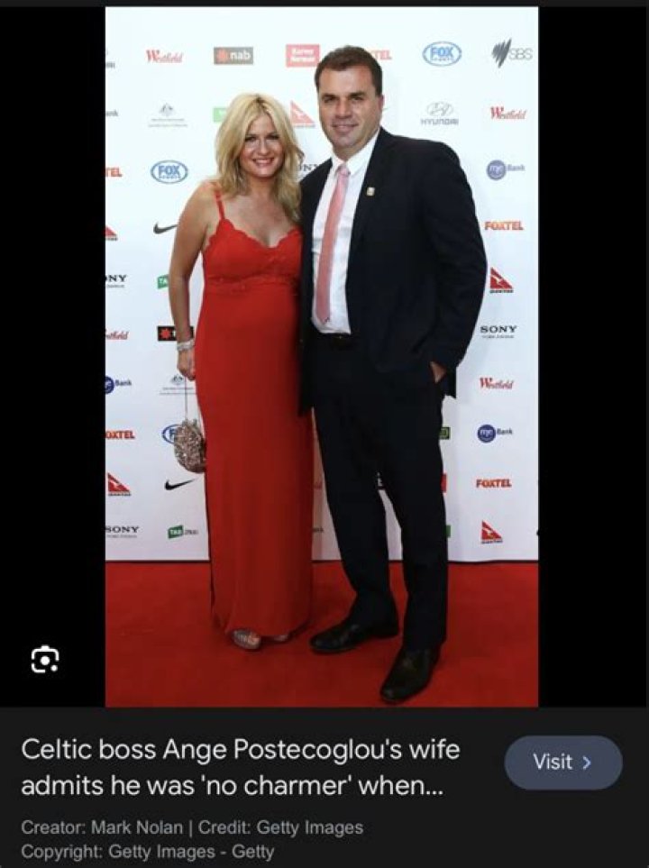 Ange Postecoglou Wife Georgia Postecoglou; Relationship Timeline