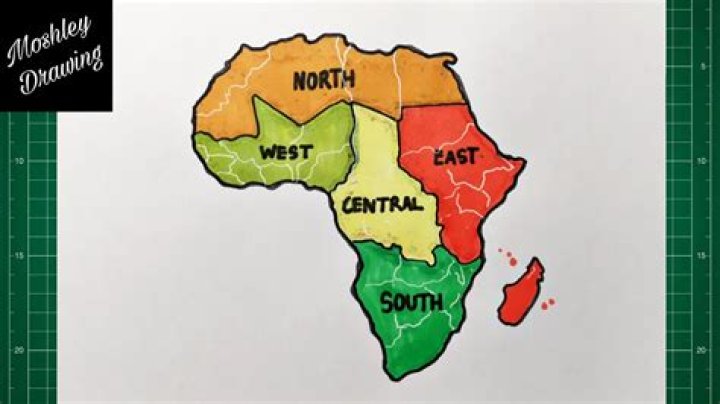 Draw a sketch map of Africa and on it, show and name
(i) the…