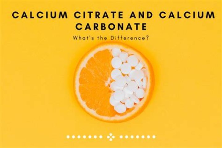 What is the Difference Between Calcium Citrate and Calcium Carbonate