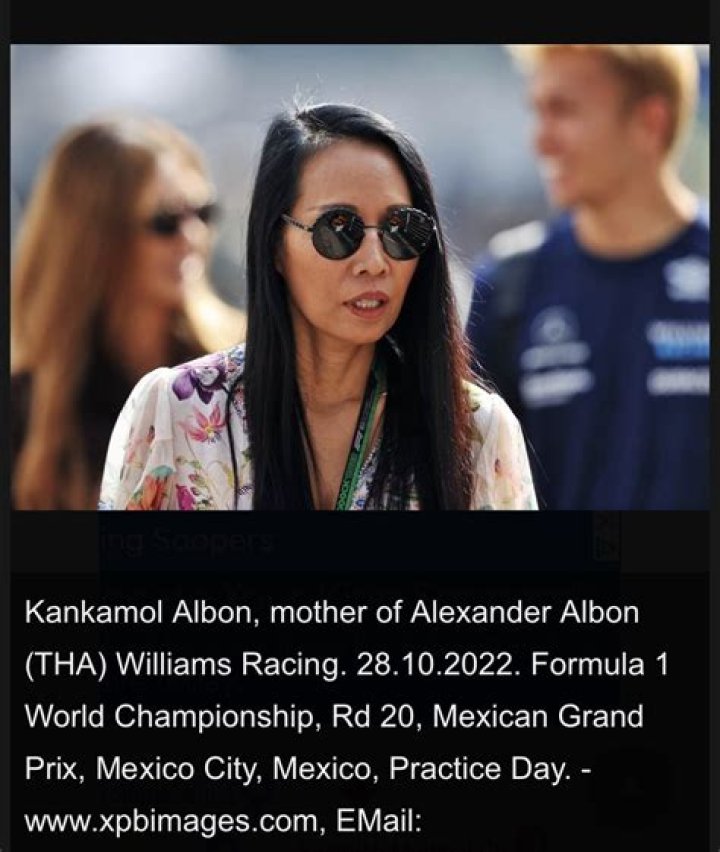 Who Are Alex Albon’s Parents Kankamol Albon And Nigel Albon?